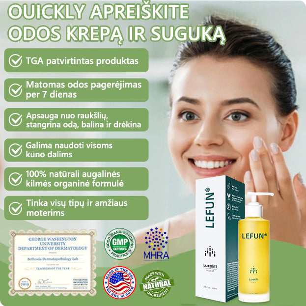 Paskutinės dienos išpardavimas: 70% NUOLAIDA LEFUN® SkinFirming atjauninantis aliejus🧴